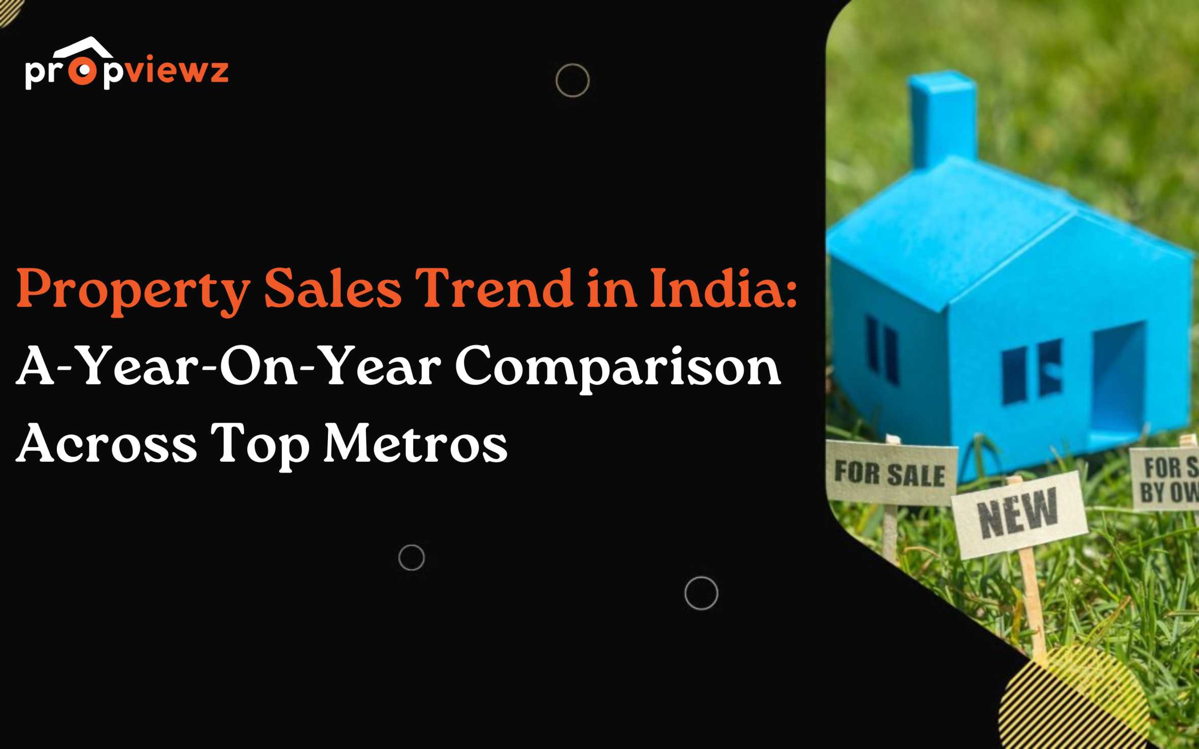 Property Sales Trends in India: Year-On-Year Comparison in Top Metros